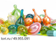 diferent Tablets pills capsule heap mix therapy drugs doctor flu antibiotic pharmacy medicine medical. Стоковое фото, агентство Ingram Publishing / Фотобанк Лори