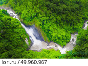 Haew Narok Waterfall is beautiful and very high at Khao yai National, Thailand. Стоковое фото, агентство Ingram Publishing / Фотобанк Лори