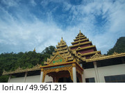 The temple has a beautiful art in Burma . Стоковое фото, агентство Ingram Publishing / Фотобанк Лори