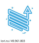 arrow downs up ups icon vector design. Стоковая иллюстрация, агентство Ingram Publishing / Фотобанк Лори