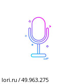 mike recorder sound voice icon vector design. Стоковая иллюстрация, агентство Ingram Publishing / Фотобанк Лори