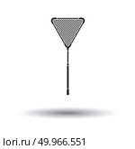 Icon of Fishing net . White background with shadow design. Vector illustration. Стоковое фото, агентство Ingram Publishing / Фотобанк Лори