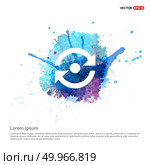 reload icon - Watercolor Background. Стоковая иллюстрация, агентство Ingram Publishing / Фотобанк Лори