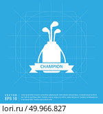 Golf Bat Icon. Стоковая иллюстрация, агентство Ingram Publishing / Фотобанк Лори
