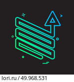 arrow downs up ups icon vector design. Стоковая иллюстрация, агентство Ingram Publishing / Фотобанк Лори