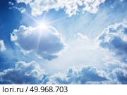 Blue skylight. Composition of nature. Стоковое фото, агентство Ingram Publishing / Фотобанк Лори