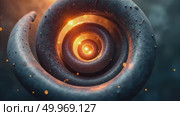 Abstract Background Moving Spiral cosmic black hole galaxy. AI Generative. Стоковое AI-видео, аниматор Spirit River / Фотобанк Лори