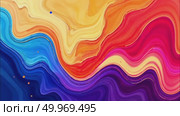 AI Generative Abstract acrylic paint Colored Wavy Background, Futuristic Animation stains. Стоковое AI-видео, аниматор Spirit River / Фотобанк Лори