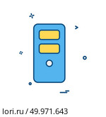 CPU icon design vector. Стоковая иллюстрация, агентство Ingram Publishing / Фотобанк Лори