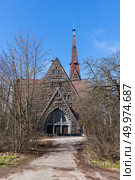 A church in Primorsk, originally a Finnish Lutheran church. Стоковое фото, фотограф EugeneSergeev / Фотобанк Лори