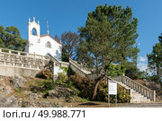 Built in the 1940s near the ancient houses of fortified village of Castro de Sao Lourenco. Vila Cha Esposende Portugal. Стоковое фото, агентство Ingram Publishing / Фотобанк Лори
