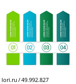 Steps infographics desingn with unique style. Стоковая иллюстрация, агентство Ingram Publishing / Фотобанк Лори