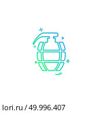 Grenade icon design vector. Стоковая иллюстрация, агентство Ingram Publishing / Фотобанк Лори