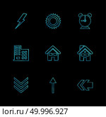 electric , alarm , home , back , ecology , sun , cloud , rain , weather , icon, vector, design,  flat,  collection, style, creative,  icons , sky , pointer , mouse , tree , enviroment , cloudy,icon, vector, design,  flat,  collection, style, creative,  icons. Стоковая иллюстрация, агентство Ingram Publishing / Фотобанк Лори
