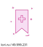 Bookmark bookmarks favorite favorites ribbon icon vector design. Стоковая иллюстрация, агентство Ingram Publishing / Фотобанк Лори