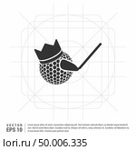 Golf Bat Icon. Стоковая иллюстрация, агентство Ingram Publishing / Фотобанк Лори