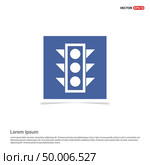 Traffic Lights icon - Blue photo Frame. Стоковая иллюстрация, агентство Ingram Publishing / Фотобанк Лори