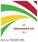 Mali Independnece day design vector. Стоковая иллюстрация, агентство Ingram Publishing / Фотобанк Лори