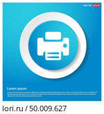 Office printer icon . Стоковая иллюстрация, агентство Ingram Publishing / Фотобанк Лори