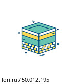 Holy Kaaba icon design vector . Стоковая иллюстрация, агентство Ingram Publishing / Фотобанк Лори