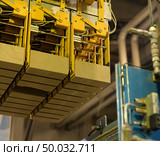 Brickyard. Image of production machine with bricks. Стоковое фото, фотограф Гурьянов Андрей / Фотобанк Лори