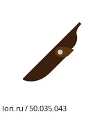 Knife scabbard icon. Flat color design. Vector illustration. Стоковое фото, агентство Ingram Publishing / Фотобанк Лори