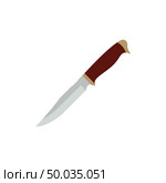 Knife icon. Flat color design. Vector illustration. Стоковое фото, агентство Ingram Publishing / Фотобанк Лори