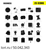 Business Solid Glyph Icon for Web, Print and Mobile UX/UI Kit. Such as: Christmas, Location, Map, Star, Sms, Chatting, Message, Mail, Pictogram Pack. - Vector. Стоковая иллюстрация, агентство Ingram Publishing / Фотобанк Лори