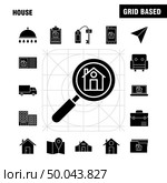 House Solid Glyph Icon for Web, Print and Mobile UX/UI Kit. Such as: Paper, Plane Paper, Plane, Startup, House, Magnifying, Glass, Pictogram Pack. - Vector. Стоковая иллюстрация, агентство Ingram Publishing / Фотобанк Лори