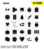 Health Solid Glyph Icon for Web, Print and Mobile UX/UI Kit. Such as: Medical, Heart Beat, Beat, Emergency, Pear, Medical, Hospital, Pictogram Pack. - Vector. Стоковая иллюстрация, агентство Ingram Publishing / Фотобанк Лори