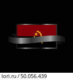 Angola flag Ribbon banner design. Стоковая иллюстрация, агентство Ingram Publishing / Фотобанк Лори