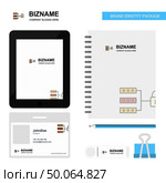 Secure network Business Logo, Tab App, Diary PVC Employee Card and USB Brand Stationary Package Design Vector Template. Стоковая иллюстрация, агентство Ingram Publishing / Фотобанк Лори