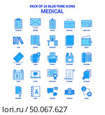 Medical Blue Tone Icon Pack - 25 Icon Sets. Стоковая иллюстрация, агентство Ingram Publishing / Фотобанк Лори