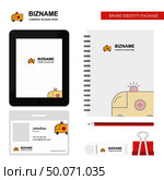 Ambulance Business Logo, Tab App, Diary PVC Employee Card and USB Brand Stationary Package Design Vector Template. Стоковая иллюстрация, агентство Ingram Publishing / Фотобанк Лори