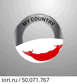Ecuador My Country Flag badge. Стоковая иллюстрация, агентство Ingram Publishing / Фотобанк Лори