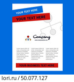 Network Title Page Design for Company profile ,annual report, presentations, leaflet, Brochure Vector Background. Стоковая иллюстрация, агентство Ingram Publishing / Фотобанк Лори