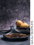 Leite creme, portuguese desert similar to creme brulee, cream brulee and burnt cream. Стоковое фото, агентство Ingram Publishing / Фотобанк Лори