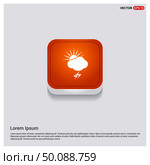 Sun Cloud Icon. Стоковая иллюстрация, агентство Ingram Publishing / Фотобанк Лори