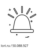 Siren icon design vector. Стоковая иллюстрация, агентство Ingram Publishing / Фотобанк Лори