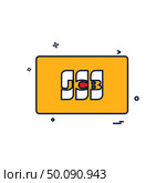 JCB card icon design vector. Стоковая иллюстрация, агентство Ingram Publishing / Фотобанк Лори