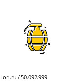 Grenade icon design vector. Стоковая иллюстрация, агентство Ingram Publishing / Фотобанк Лори