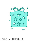 Giftbox icon design vector. Стоковая иллюстрация, агентство Ingram Publishing / Фотобанк Лори