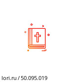 Holy Bible icon design vector . Стоковая иллюстрация, агентство Ingram Publishing / Фотобанк Лори