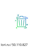 Dustbin icon design vector . Стоковая иллюстрация, агентство Ingram Publishing / Фотобанк Лори