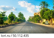 Road along the canal of the Nile River. Стоковое фото, агентство Ingram Publishing / Фотобанк Лори