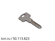 Ключ от замка на белом фоне. Key to the lock on a white background. Стоковое фото, фотограф Татьяна Д / Фотобанк Лори