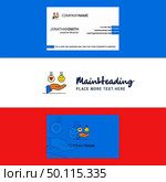 Beautiful Emoji in hands Logo and business card. vertical Design Vector. Стоковая иллюстрация, агентство Ingram Publishing / Фотобанк Лори