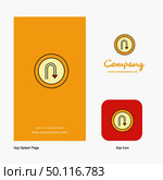 U turn road sign  Company Logo App Icon and Splash Page Design. Creative Business App Design Elements. Стоковая иллюстрация, агентство Ingram Publishing / Фотобанк Лори