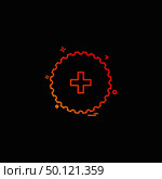 medical cicle plus hospltal sign icon vector design. Стоковая иллюстрация, агентство Ingram Publishing / Фотобанк Лори