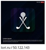 Golf Bat Icon. Стоковая иллюстрация, агентство Ingram Publishing / Фотобанк Лори